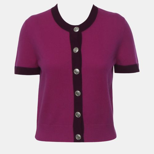 Cashmere Button Up Top S - Chanel - Modalova