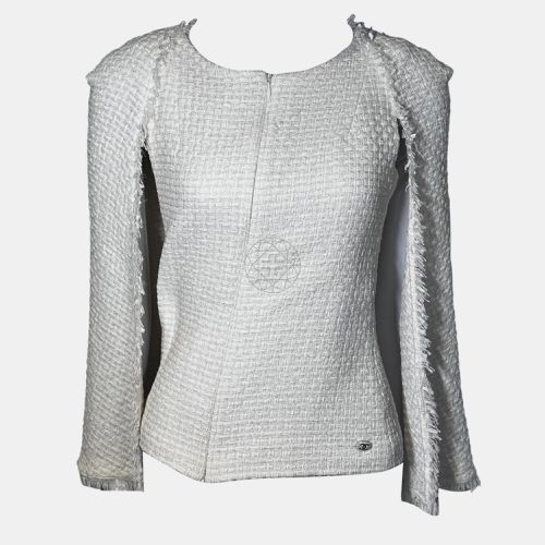 Chanel White Tweed Cape - Chanel - Modalova