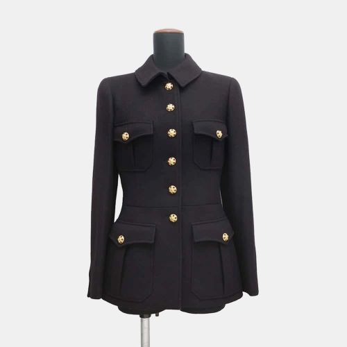 Wool Gripoa Button Jacket 38 - Chanel - Modalova