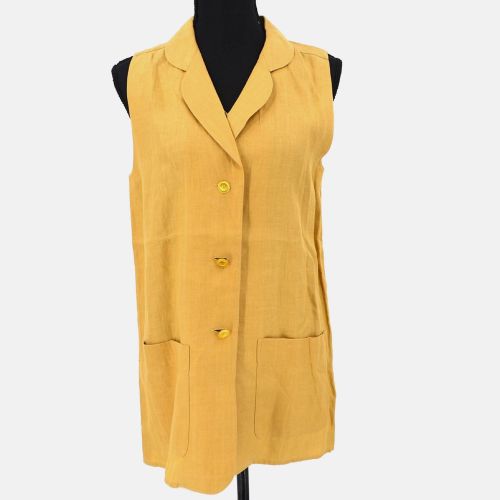 Sleeveless Vest Jacket Linen FR 38 - Chanel - Modalova