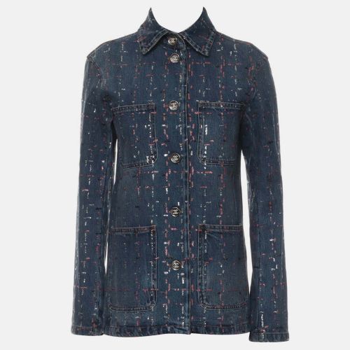 Chanel Sequin Pocket Denim Jacket - Chanel - Modalova