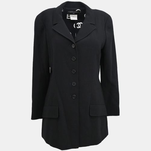 Wool Single Breasted Jacket Women Size 42 - Chanel - Modalova