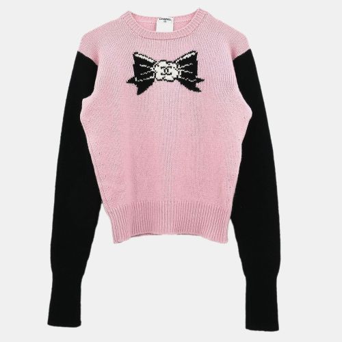 Chanel Sweater Knit Top Pink Size M - Chanel - Modalova