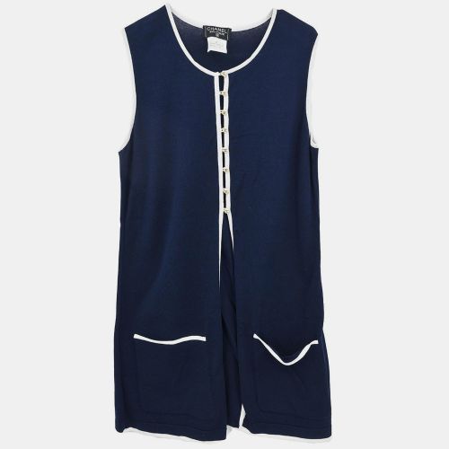 Chanel Sleeveless Top Navy Size M - Chanel - Modalova
