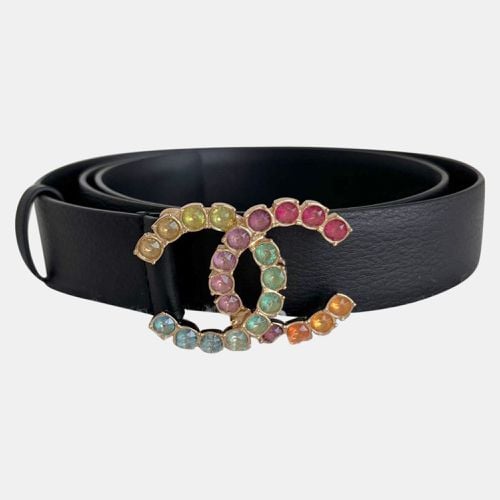 Leather Rainbow CC Buckle Belt - Chanel - Modalova