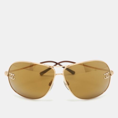 Gold/ 4132 Aviators Sunglasses - Chanel - Modalova