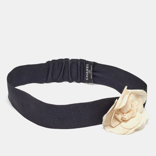 Satin Camellia Detail Headband - Chanel - Modalova