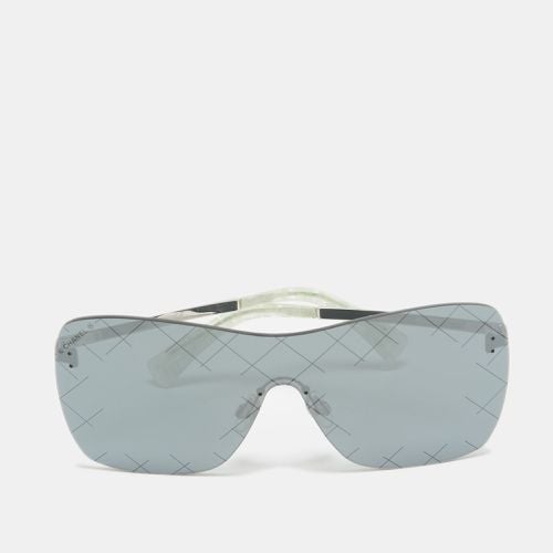 Silver 4215 Runway Shield Sunglasses - Chanel - Modalova