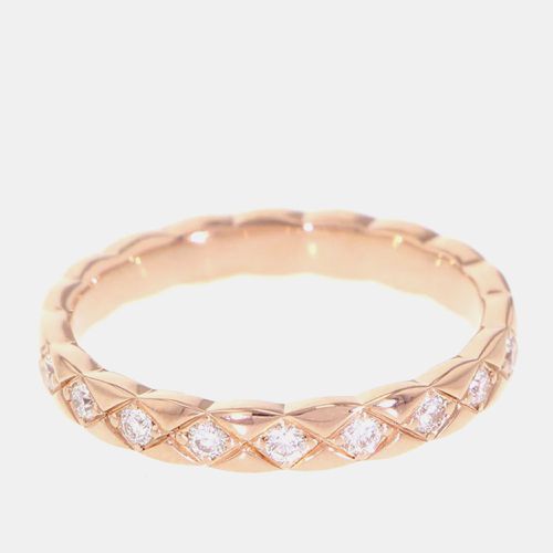 K Gold Coco Crush Diamond Ring Size 55/#15 - Chanel - Modalova