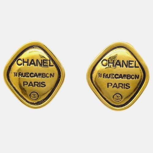 Rhombus Clip-On Earrings - Chanel - Modalova