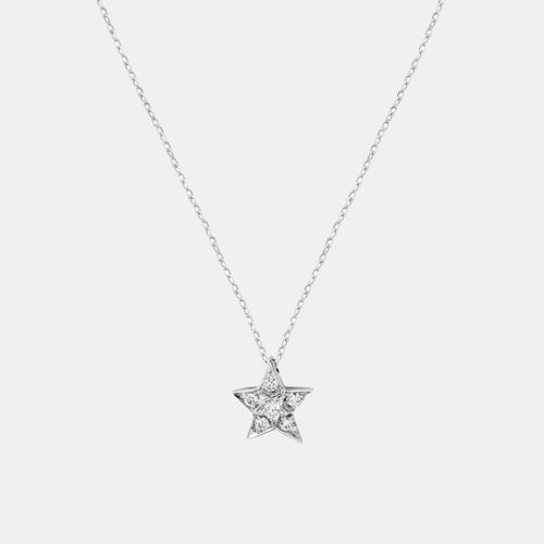 K Gold Diamond Small Star Pendant Necklace - Chanel - Modalova