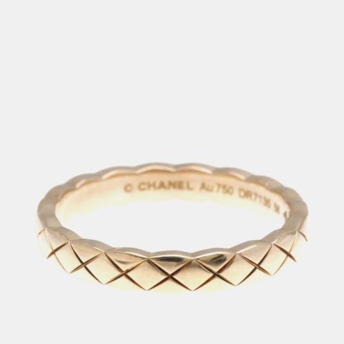 Coco Crush Ring Mini Model Gold 18K Fashion No Stone Band Ring Gold - Chanel - Modalova