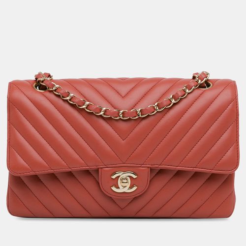 Medium Classic Chevron Lambskin Double Flap - Chanel - Modalova