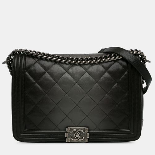 Large Ombre Calfskin Boy Flap - Chanel - Modalova