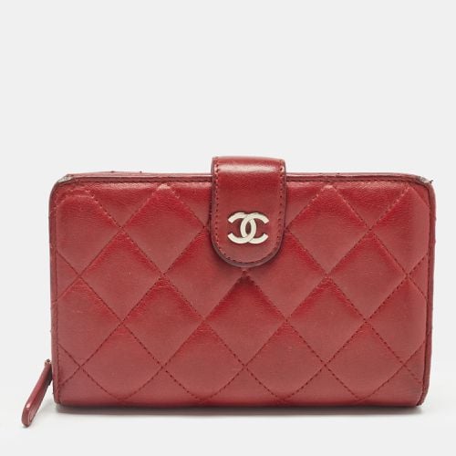 Quilted Leather CC French Wallet - Chanel - Modalova