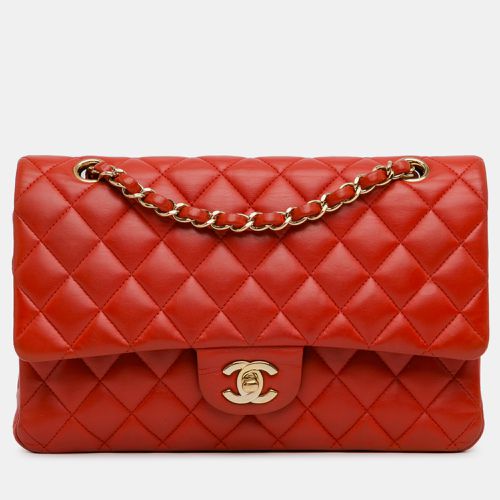 Medium Classic Lambskin Double Flap Bag - Chanel - Modalova