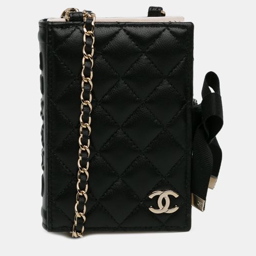 Chanel CC Lambskin Book Card Holder - Chanel - Modalova