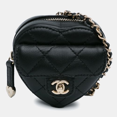 Lambskin Leather CC in Love Heart Necklace Bag - Chanel - Modalova