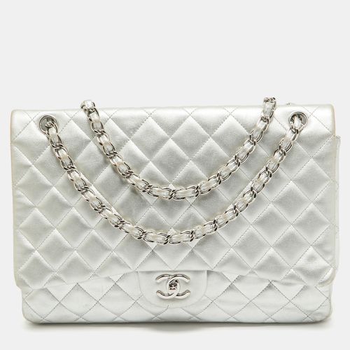 Quilted Leather Maxi Classic Single Flap Bag - Chanel - Modalova