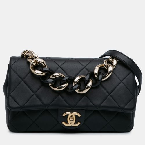 Lambskin Leather Small Elegant Chain Single Flap Bag - Chanel - Modalova