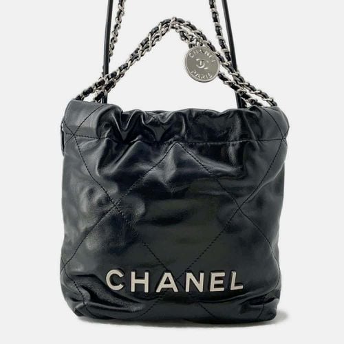 Shiny Calf Leather Mini 22 Hobo Bag - Chanel - Modalova