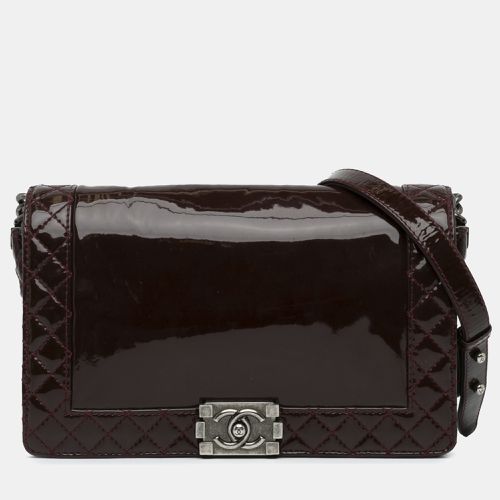 Patent Leather Medium Reverso Boy Flap Bag - Chanel - Modalova