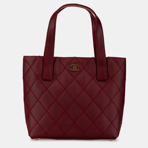 CC Lambskin Wild Stitch Handbag - Chanel - Modalova