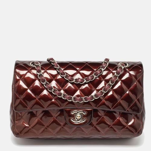 Patent Leather Medium Classic Double Flap Bag - Chanel - Modalova