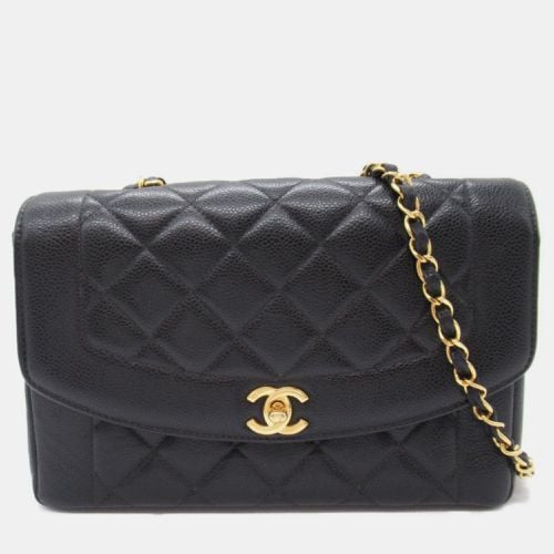 Matelasse Diana Chain Caviar Skin (Grained Calf) Shoulder Bag - Chanel - Modalova