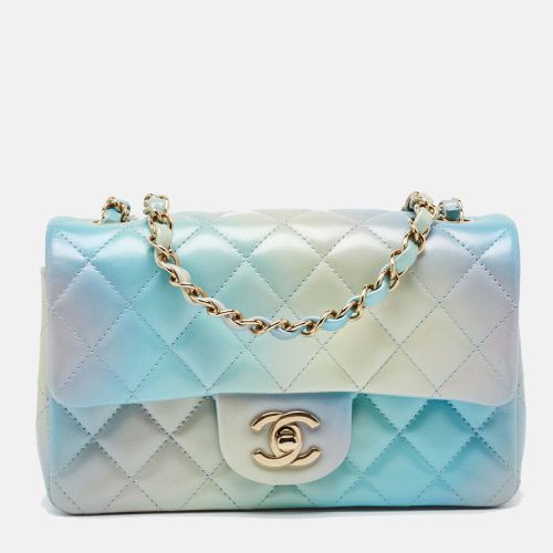 Ombre Quilted Leather Mini Rectangular Flap Bag - Chanel - Modalova