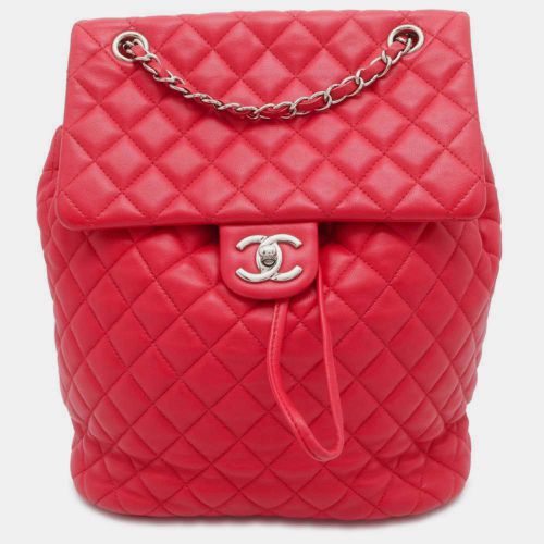 Matelasse Coco Mark Urban Spirit Large Lambskin Backpack - Chanel - Modalova