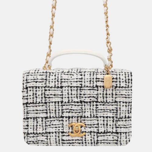 Tweed Leather Chain Shoulder - Chanel - Modalova