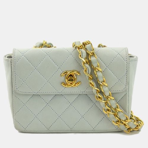 Leather Light Gold Matelasse Shoulder Bag - Chanel - Modalova