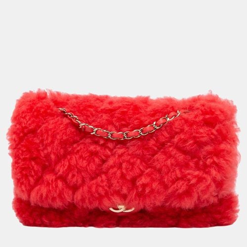 CC Faux Fur and Quilted Lambskin Single Flap - Chanel - Modalova