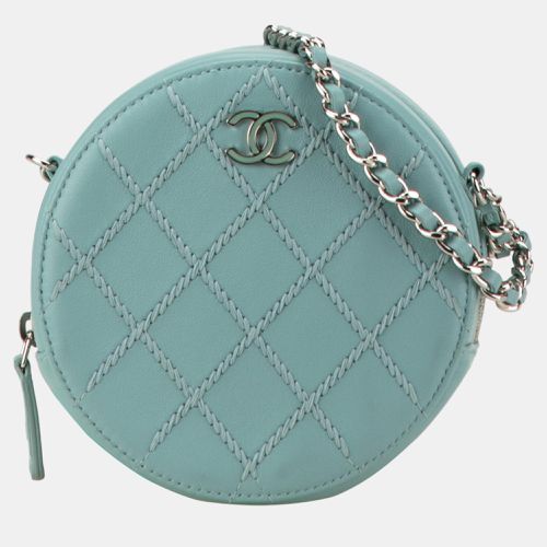 Quilted Lambskin Ultimate Stitch Round Clutch With Chain - Chanel - Modalova