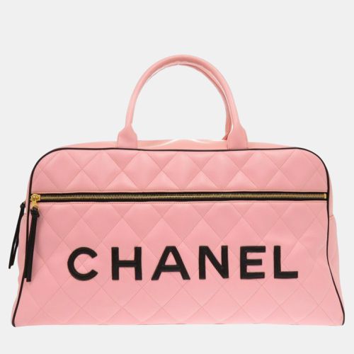 Matelasse Lambskin Boston Bag - Chanel - Modalova