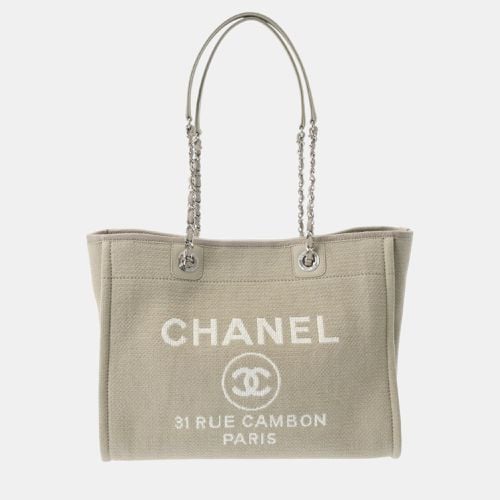 Canvas Deauville Mm Tote Bag - Chanel - Modalova