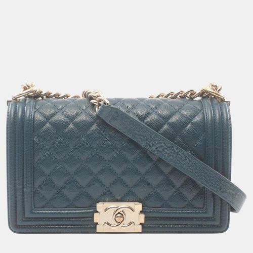 Caviar Skin (Grained Calf) Boy Matelasse Shoulder Bag - Chanel - Modalova