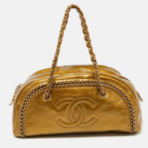 Metallic Leather Medium Chain Trim Luxe Ligne Bowler Bag - Chanel - Modalova