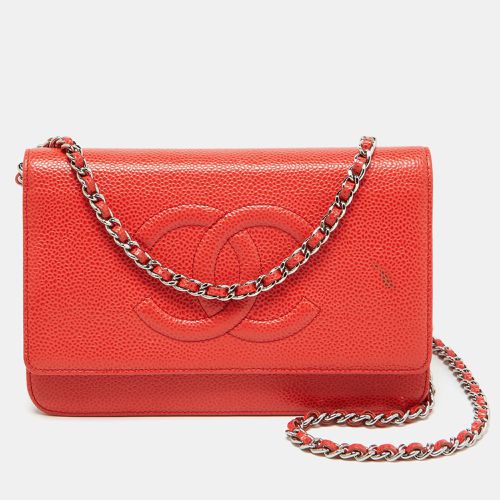 Caviar Leather Timeless CC Wallet On Chain - Chanel - Modalova