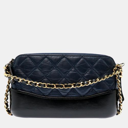 Leather Navy Seal Gabrielle Do Shoulder Bag - Chanel - Modalova