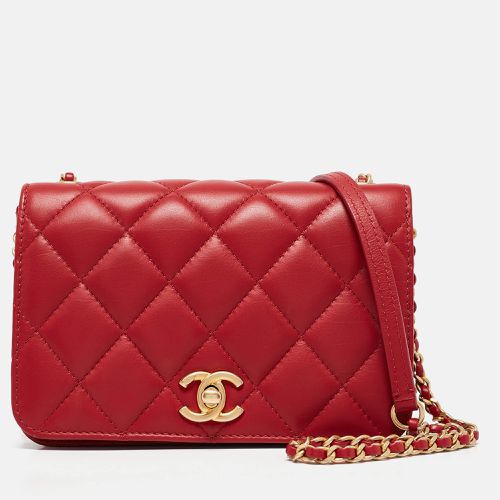 Quilted Leather Mini CC Full Flap Bag - Chanel - Modalova