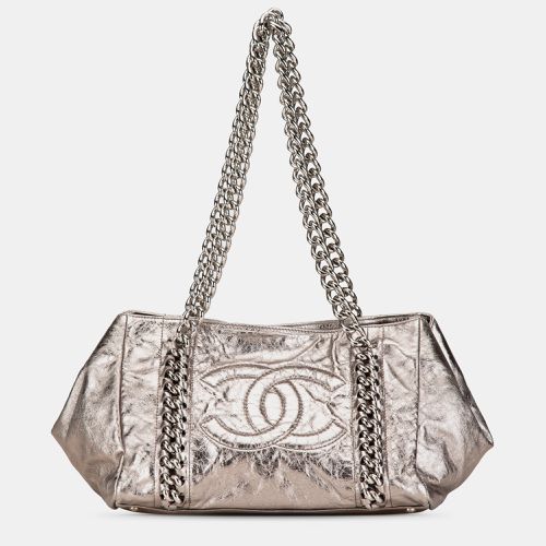 Medium Metallic Calfskin Modern Chain Tote - Chanel - Modalova