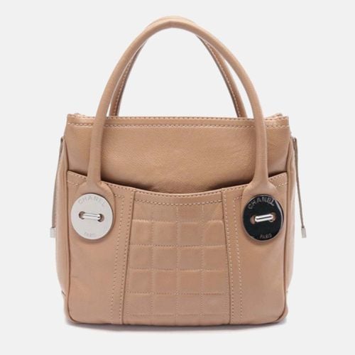 Brown Caviar Button Handbag - Chanel - Modalova