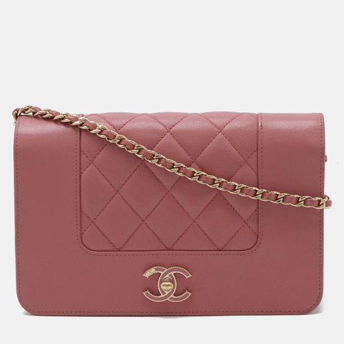 Leather Mademoiselle Matelasse Chain Wallet Shoulder Bag - Chanel - Modalova