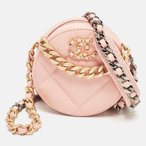 Quilted Leather 19 Round Crossbody Bag - Chanel - Modalova