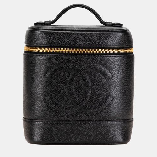 Chanel Black CC Caviar Vanity Case - Chanel - Modalova