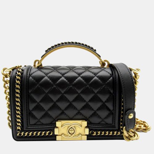 Lambskin Boy Small Top Handle Flap - Chanel - Modalova