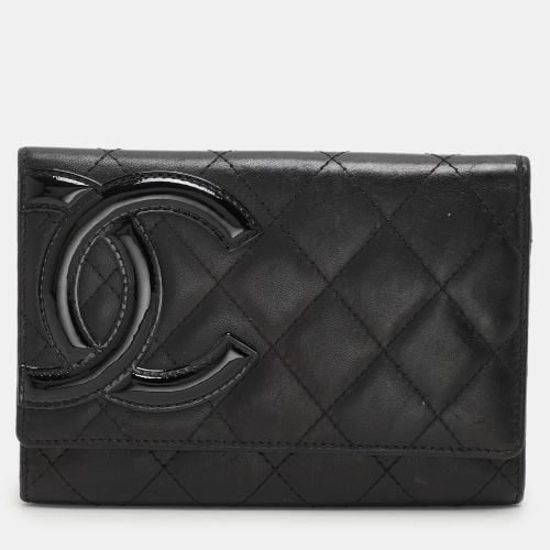 Quilted Leather Cambon Ligne Wallet - Chanel - Modalova