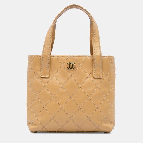 CC Wild Stitch Calfskin Handbag - Chanel - Modalova